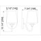 Z-Lite Gianna Wall Sconce, 1-Light, 5.5 In.W x 7.75 In.L x 10.25 In.H, Modern Gold/White 7509-1S-MGLD - alternate 5
